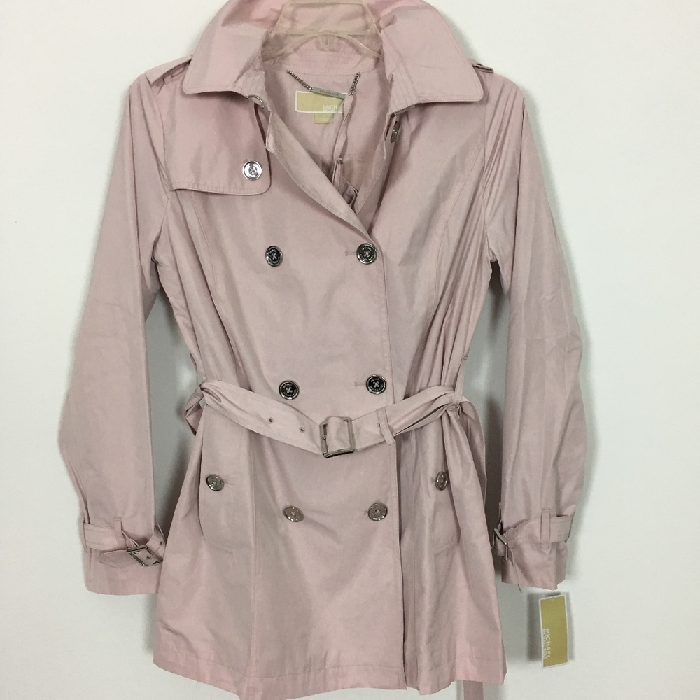 Michael Kors | Pink Trench Coat Size M NWT